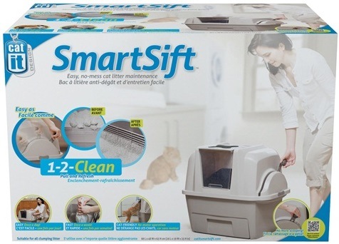 Упаковка закрытого туалета для кошек Smart Sift