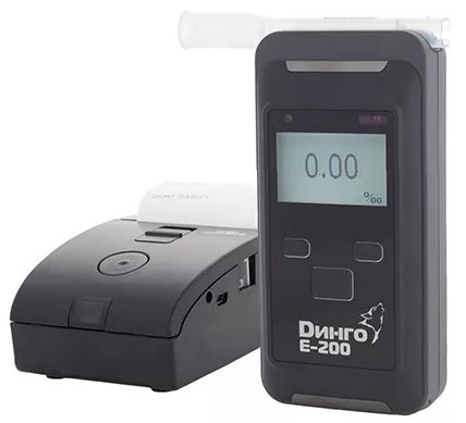 Алкотестер Динго Е-200 с принтером
