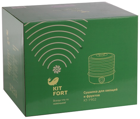 Электрическая сушилка для фруктов и овощей Kitfort "KT-1902"