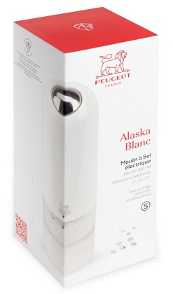 Электрическая мельница для соли Peugeot "Alaska White"