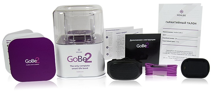 Комплект поставки HEALBE GOBE 2 включает все необходимое