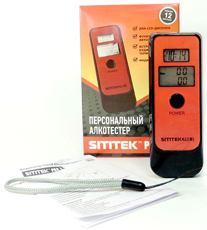 Комплект поставки алкотестера SITITEK Pro2