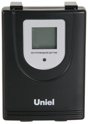 Датчик метеостанции UTV-66 Uniel оснащен дисплеем, позволяющим узнавать температуру и влажность воздуха