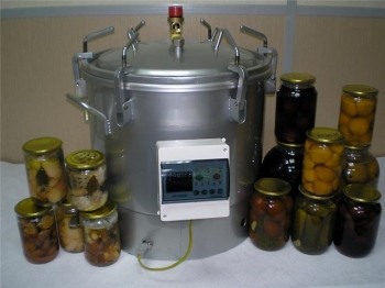 Автоклав можно использовать для стерилизации практически любых продуктов (на фото модель 
