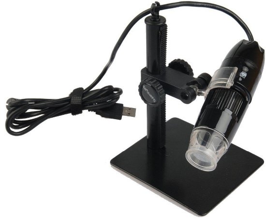 Для подключения к USB-разъему компьютера микроскоп оборудован соответствующим кабелем