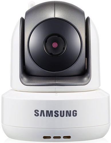 Камера видеоняни имеет современный дизайн и оснащена невидимыми ИК-светодиодами (нажмите на изображение, чтобы увеличить)