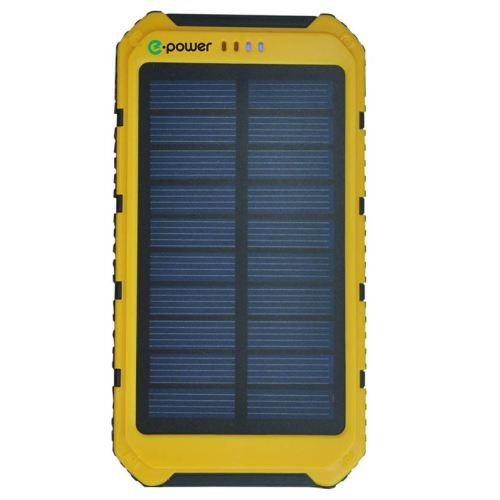 Зарядное уст-во на солнечных батареях "E-Power PB8000Y" (желтый)