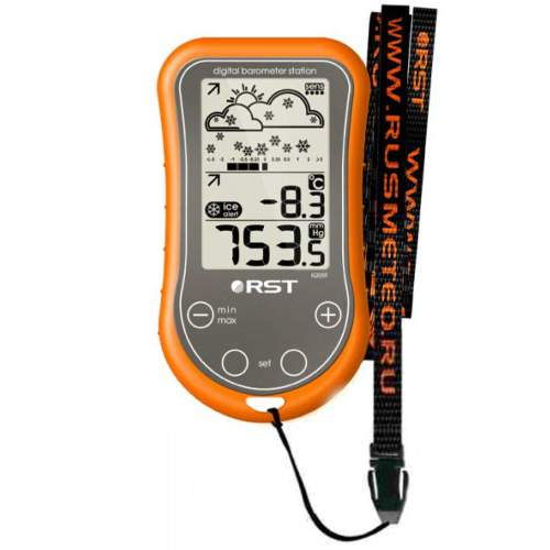 Метеостанция RST 02559 "iQ559" с цифровым барометром для путешественников, рыбаков и охотников