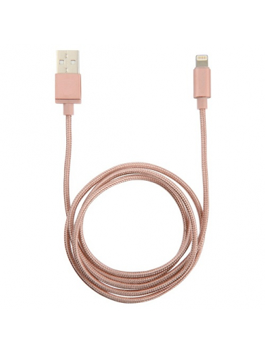 Магнитная зарядка для iPhone/ micro USB SITITEK UC-066 (розовая)