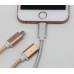 Магнитная зарядка для iPhone/ micro USB SITITEK UC-066 (розовая)