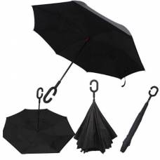 Зонт обратный (черный)