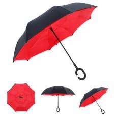 Зонт обратный (красный)