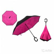 Зонт обратный (розовый)