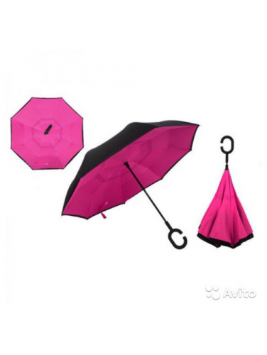 Зонт обратный Up-brella розовый