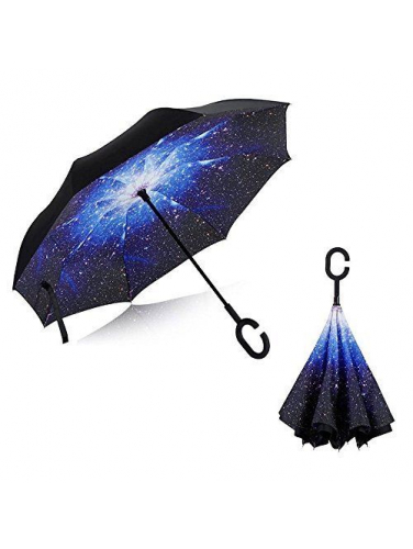 Зонт наоборот Up-brella (звездное небо)