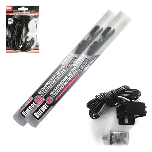 Стеклоочиститель автомобильный с подогревом "BURNER 5 ATR" (без щеток)