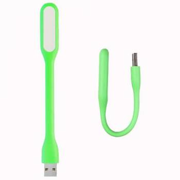 Гибкая USB-лампа (зеленая)