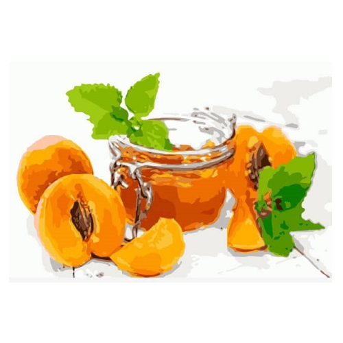 Картина по номерам "Абрикосовое варенье" размер 20x30 (арт. MC1072) Картина по номерам "Абрикосовое варенье" размер 20x30 (арт. MC1072)