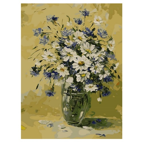 Картина по номерам "Букет романтики" размер 30x40 (арт. ME1024)