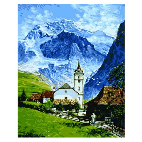 Картина по номерам "Гриндельвальд" размер 40x50 (арт. GX9861)