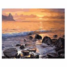 Картина по номерам "Каменистый берег моря" размер 40x50 (арт. GX5749)
