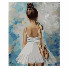 Картина по номерам "Маленькая балерина" размер 40x50 (арт. MG2054)