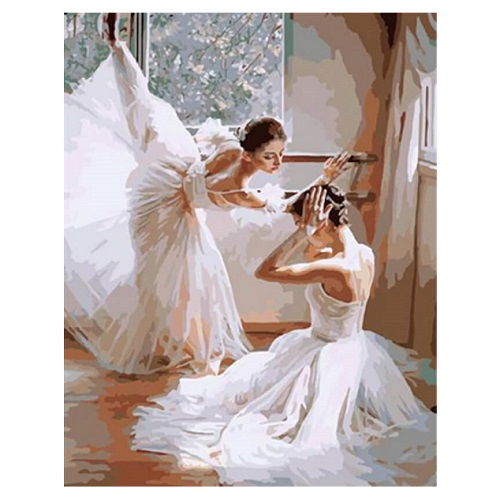 Картина по номерам "На репетиции" размер 40x50 (арт. G399)