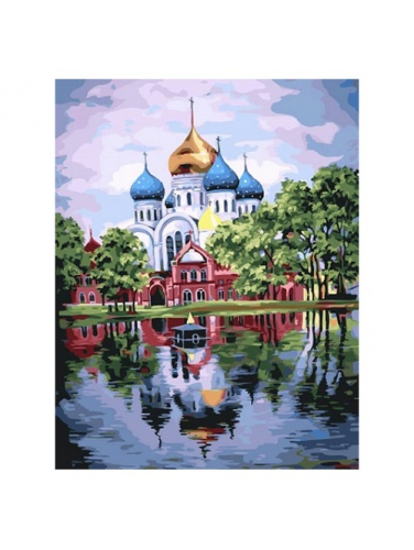 Картина по номерам Николо-Угрешский монастырь размер 40x50 (арт. GX22071)