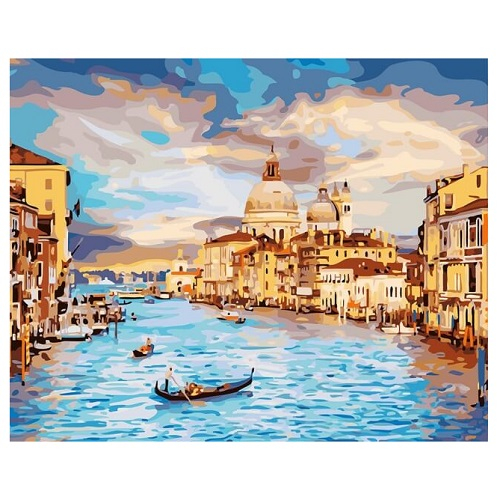 Картина по номерам "Очарование Венеции" размер 40x50 (арт. GX22296) Картина по номерам "Очарование Венеции" размер 40x50 (арт. GX22296)
