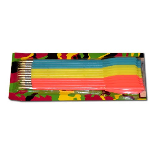 Аксессуар для арбалета-пистолета Стрелы пластик 6,5 (три цвета, 12 шт.)