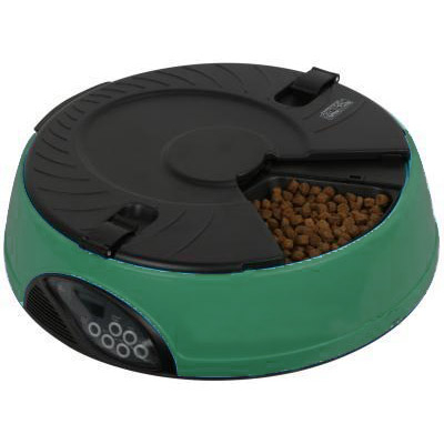 Автокормушка "Feed-Ex PF6 Green"на 6 кормлений для кошек и мелких пород собак (зеленая)