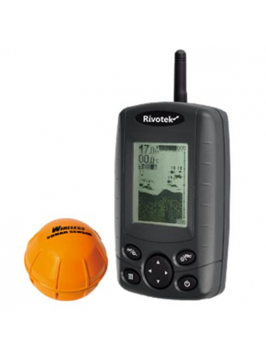 Беспроводной однолучевой эхолот Rivotek Fisher 30 Wireless Sonar с подсветкой датчика (снят с продаж)