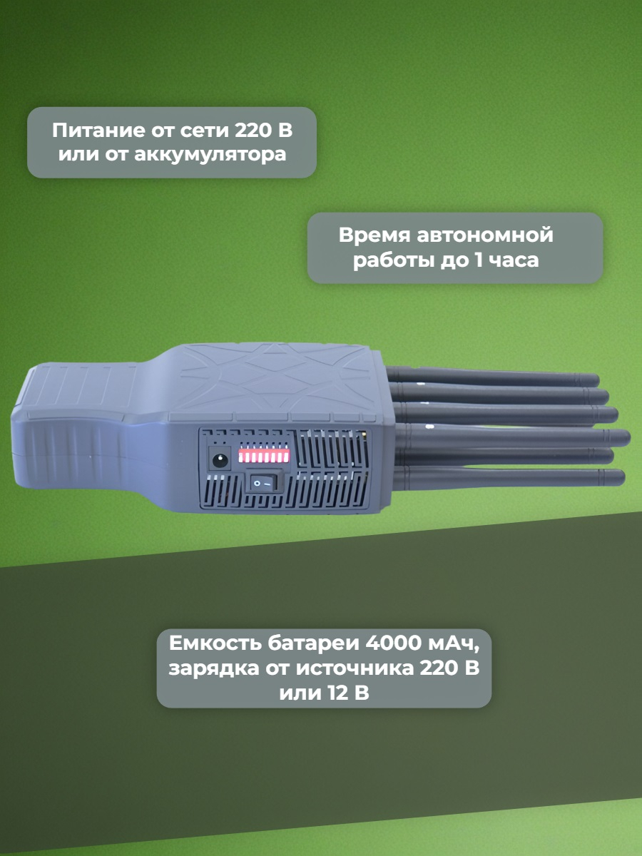 Подавитель сотовых телефонов Беркут 8