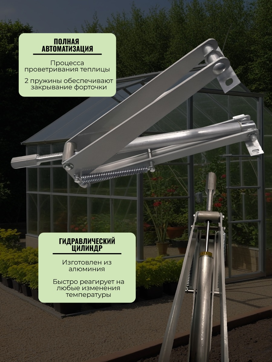 Автомат для проветривания теплиц Botanik