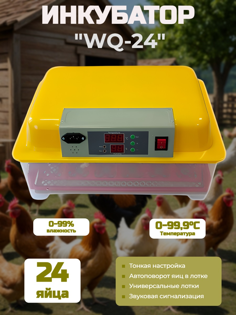 Инкубатор для яиц WQ-24