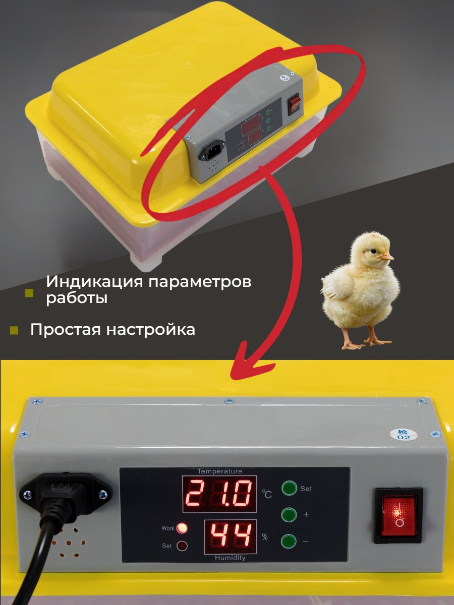 Инкубатор для яиц WQ-24