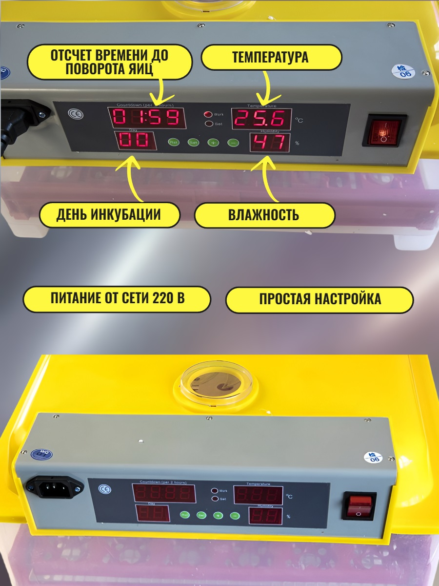 Инкубатор для яиц WQ-36