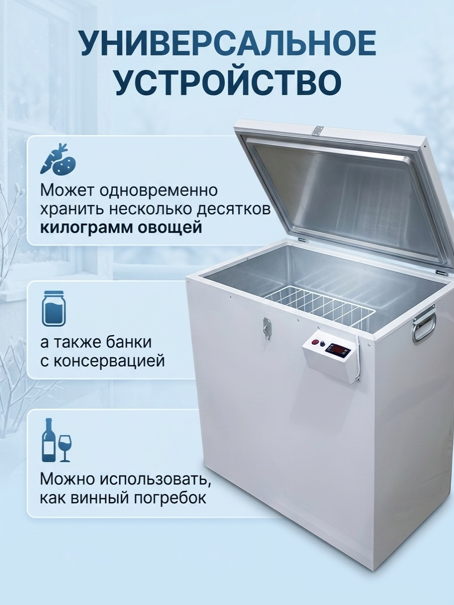 Балконный термошкаф с вентиляцией Балконный погребок Зимний 360 л