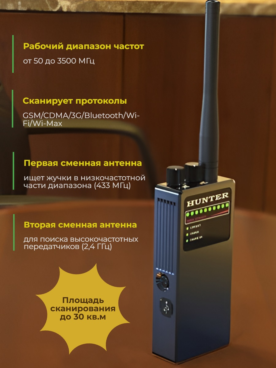 Индикатор поля Хантер