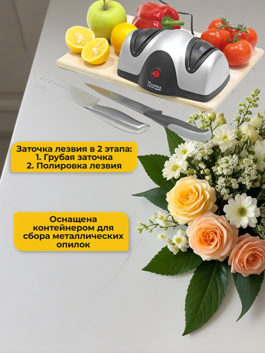 Электрическая ножеточка «Хозяйка 31М» SITITEK