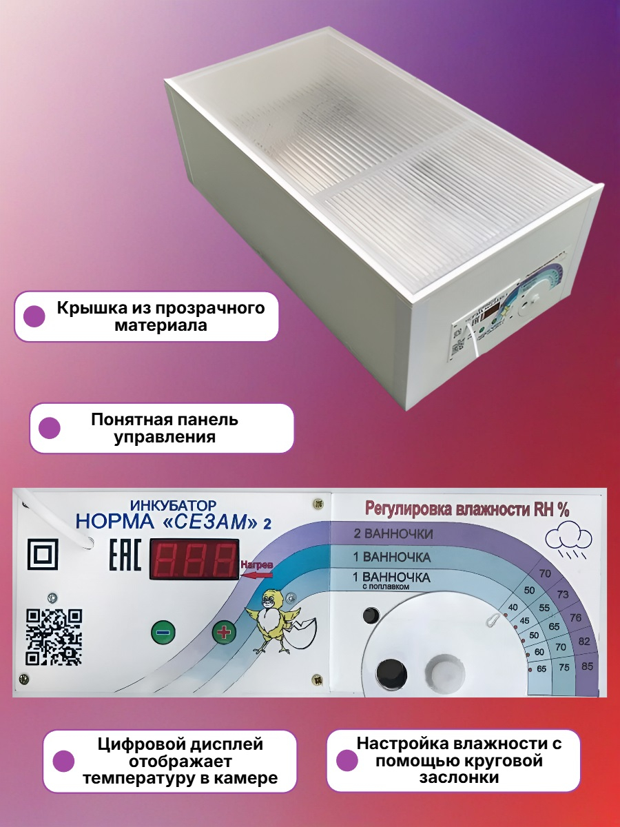 Инкубатор выводной Норма СЕЗАМ 