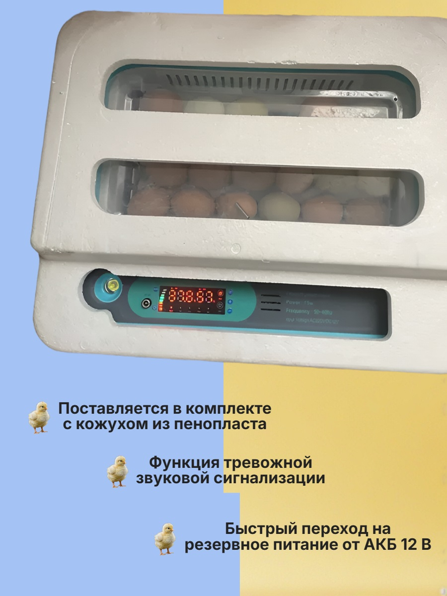 Инкубатор автоматический WQ-24-1 (12V и 220V)