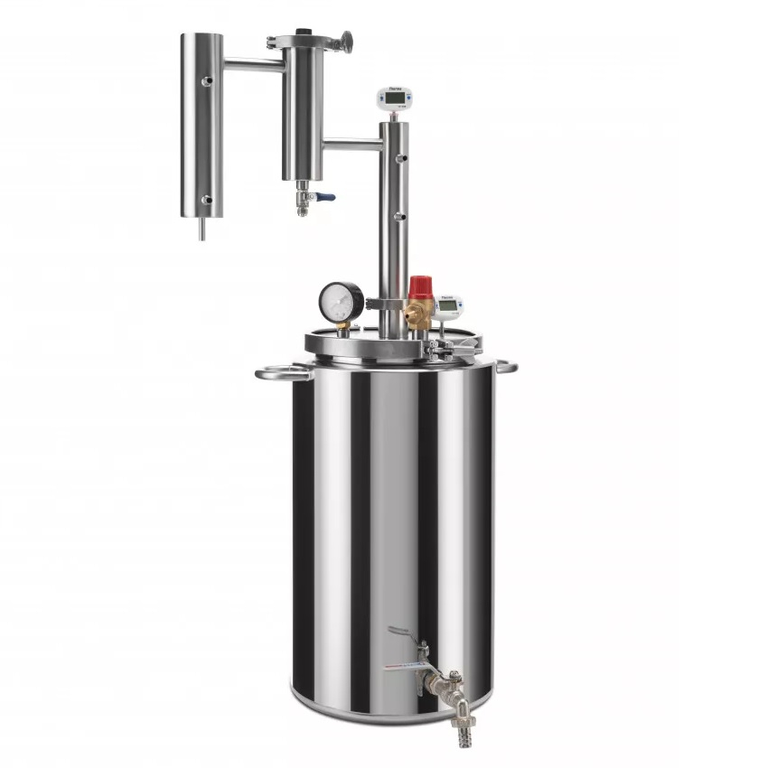 Автоклав Мастерская застолья 2.0 + самогонный аппарат Жара 20л, 2 в 1 (на пару и на воде)