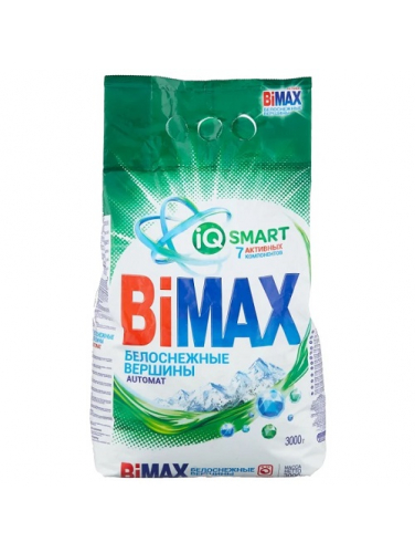 Стиральный порошок BiMax Белоснежные вершины, 3 кг