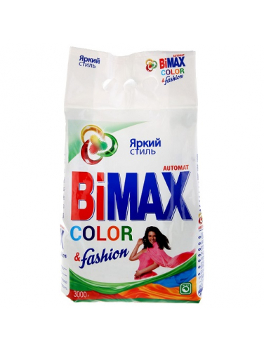 Стиральный порошок BiMax Color&Fashion, 3 кг