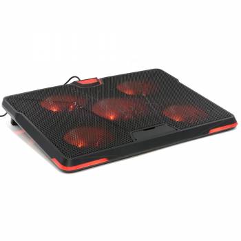 Охлаждающая подставка для ноутбука CROWN CMLS-130 Red, до 19