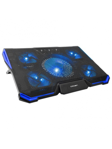 Подставка для ноутбука CROWN CMLS-k331 BLUE охлаждающая, до 19