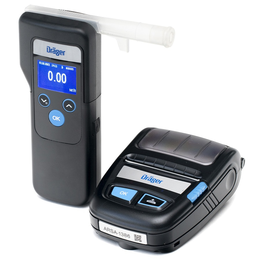 Профессиональный алкотестер Drager Alcotest 6000 с принтером