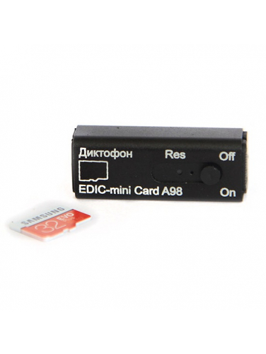 Диктофон цифровой Edic-mini CARD A98