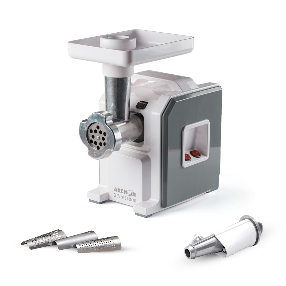 Электрическая мясорубка Аксион М 43.04 (2 в 1: мясорубка + соковыжималка)